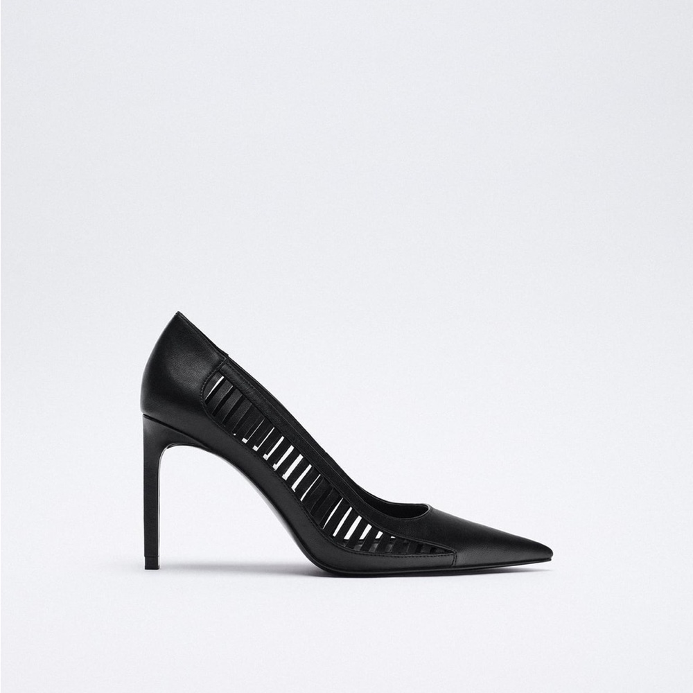 Black Cut Out Heels